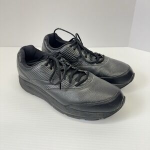 Brooks Addiction Walker 2 Shoes Mens Size 10.5 EE Wide Black Athletic Leather